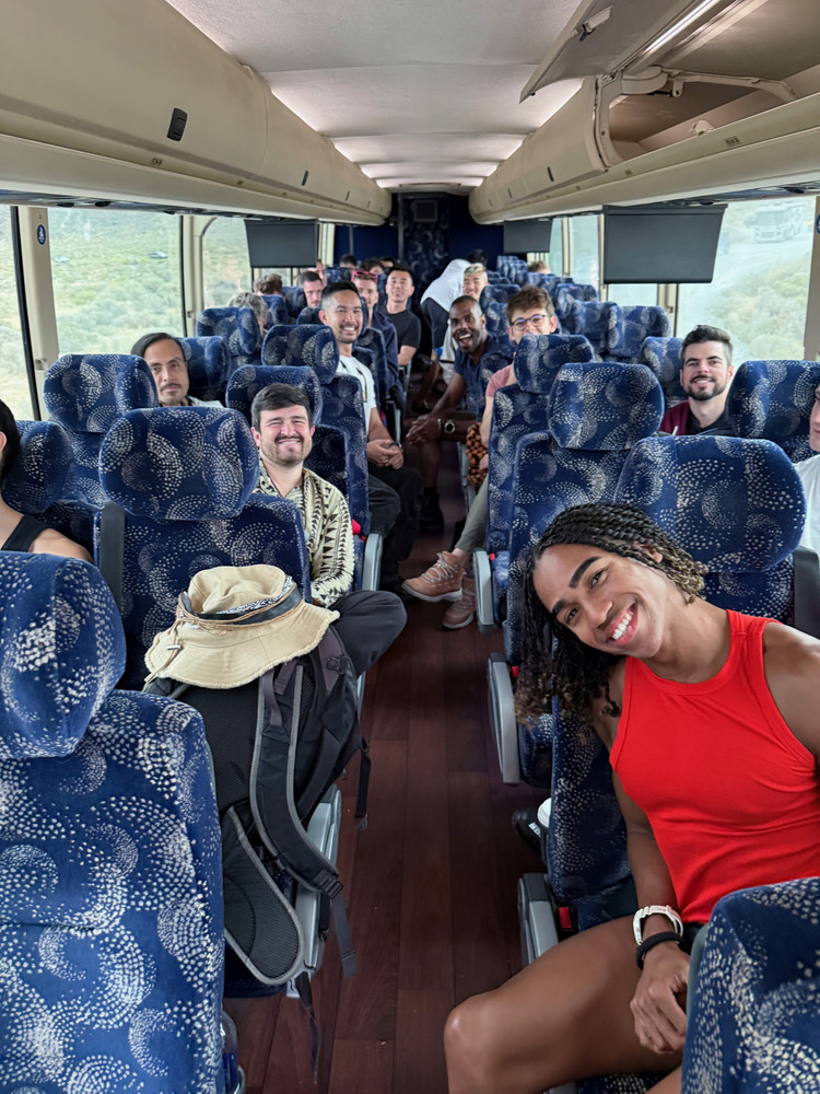 Turtles on the bus headed to Black Rock City